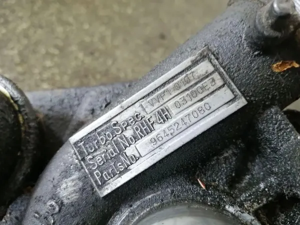Turbocompressor usado OEM 9645247080 para Peugeot 307 image 4