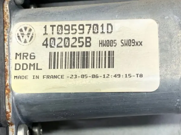 OEM 1T0959701D Régulateur Vitre Gauche Avant VW Caddy image 5