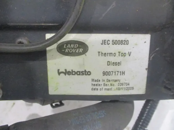 Webasto lämmitys OEM JEC500820 Land Rover Discovery III:lle image 4