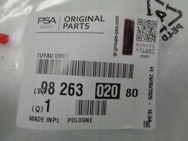 OEM 9826302080-123ds-f7a383 Línea AdBlue para Citroen image 8