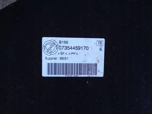Funda de maletero Fiat Bravo II OEM 07354459170 2007-2014 image 8