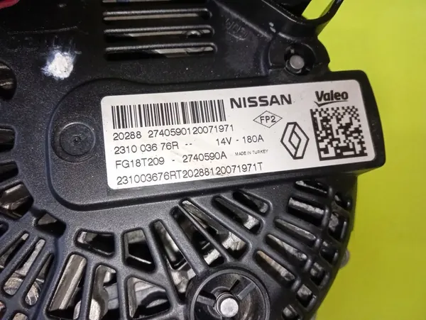 Vaihtovirtageneraattori 1.5 DCI 180A Renault Clio image 4