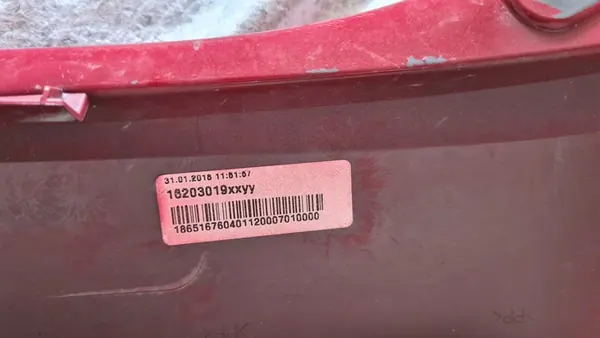 Paraurti posteriore Toyota Aygo II 2014-2022 OEM 52159-0H908 image 9