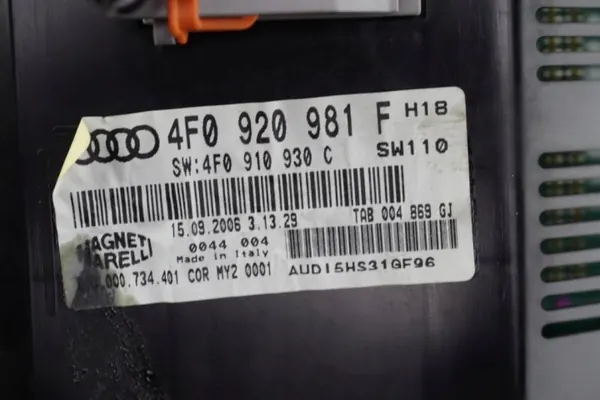 Tacho Audi A6 C6 Allroad 2006-2011 OEM 4F0920981F image 5