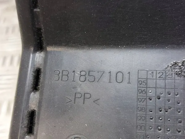 PASSIENGER-KOMPARTMENTTI VW PASSAT B5 3B1857101 image 5