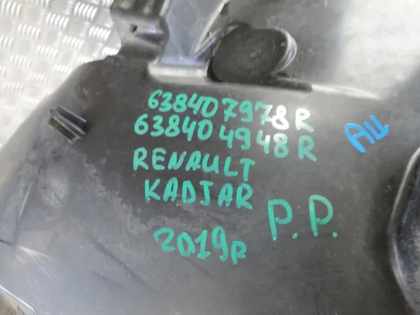 Renault Kadjar Front Right Wheel Arch 638407978R image 4