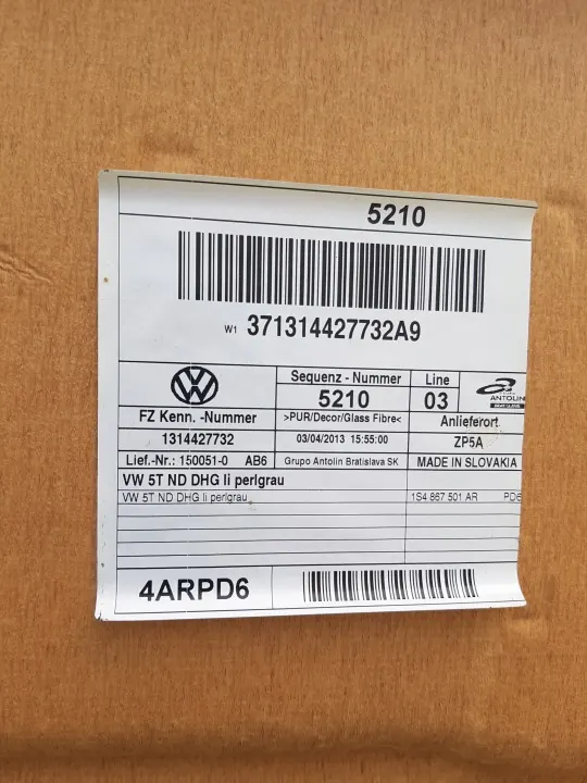 OEM 1S4867501AR Dachkonsole für Skoda Citigo image 8