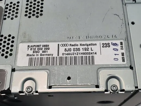 Radio CD Navigation OEM 8J0035192L pour Audi TT 2006-2014 image 7