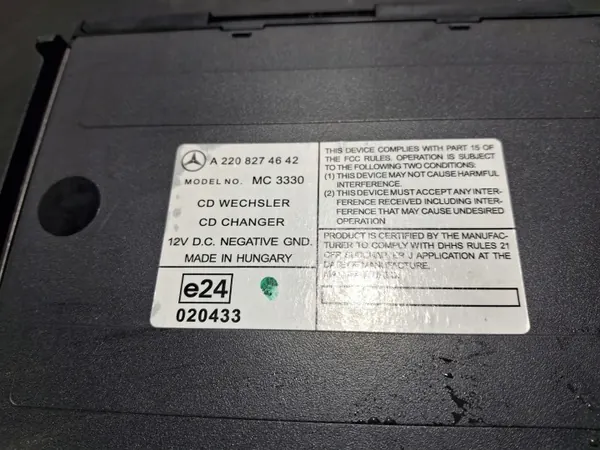 Mercedes CD-byttare OEM A2208274642 för W203/W220 image 5
