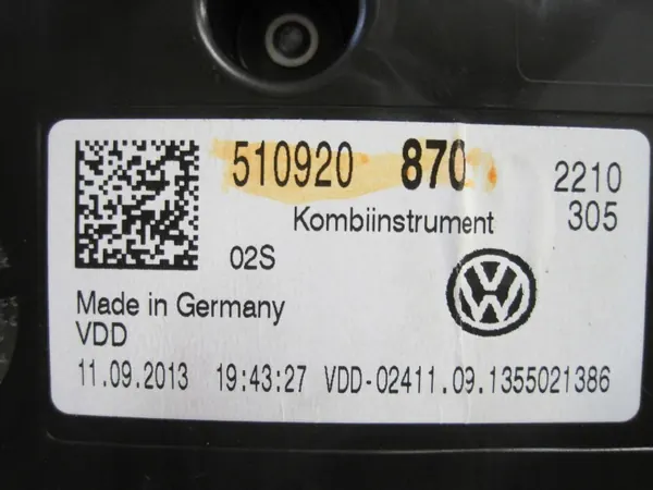 Mittaristo VW Golf VII Sportsvan OEM 510920870 image 9