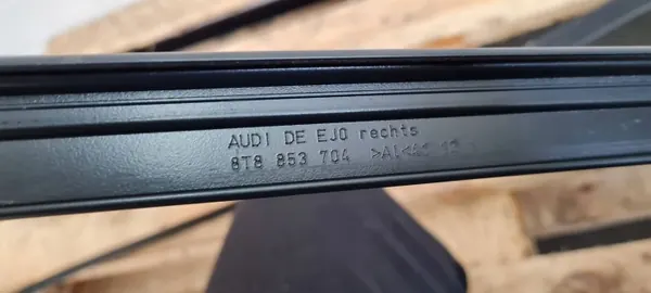 Audi A5 8T Kattoharja Oikea Musta OEM 8T8853704C image 8