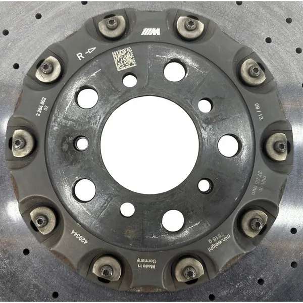Discos de Freio Cerâmicos de Carbono BMW M5 F10 M6 F12 F13 OEM 2284801 image 8
