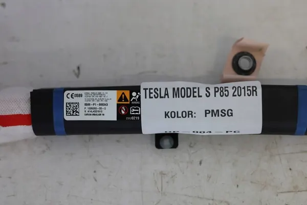 Rechte Airbagvorhang TESLA MODEL S 2016 100526200D image 4