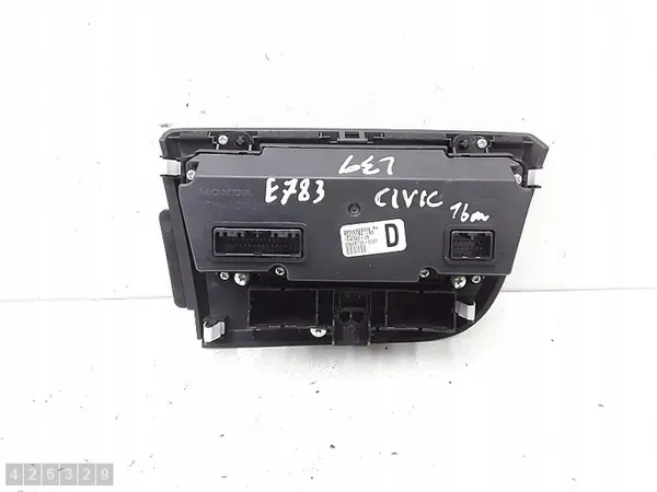 Module de contrôle climatique Honda Civic 2016 79600TA9B5 image 2
