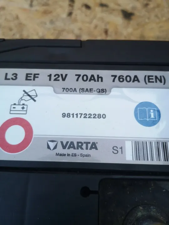 OEM 9811722280 Akku 70Ah 760A DS3/208:lle image 3