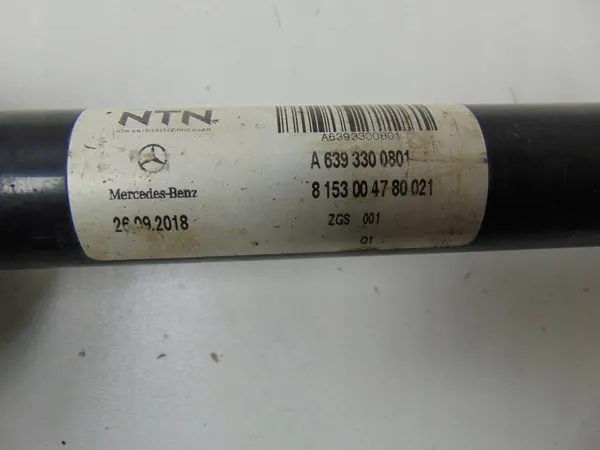 Eixo direito dianteiro Mercedes Vito 639 2.2 CDI 4X4 A6393300801 image 7