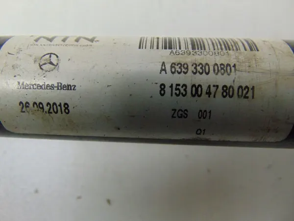 Eixo direito dianteiro Mercedes Vito 639 2.2 CDI 4X4 A6393300801 image 8