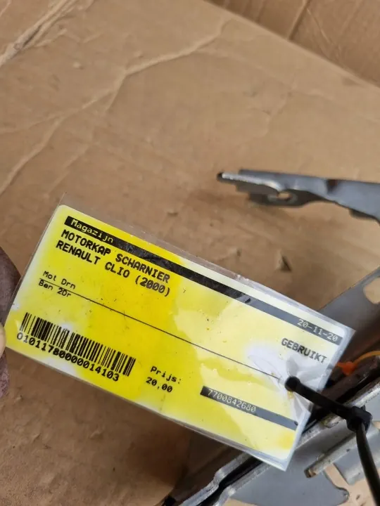 RENAULT CLIO II 98-01 Bisagra del capó image 3