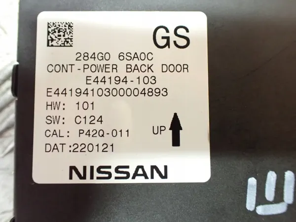Module Commande Hayon Arrière OEM 284G0-6SA0C image 3