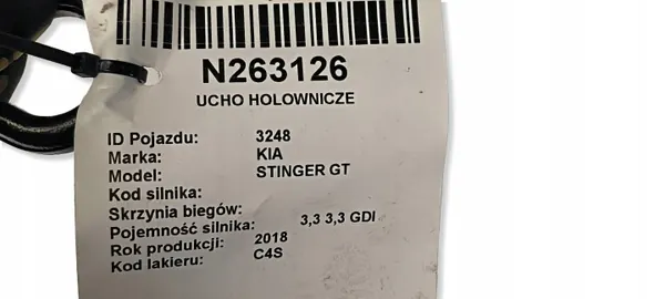 Kia Stinger boggningsskruv OEM 011H226201 image 3