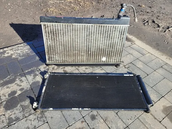 Radiador agua y aire acondicionado Honda Jazz II 05-08 OEM image 2