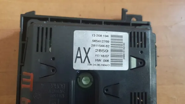 Display Schermo Opel Astra III H 13208194AX image 3