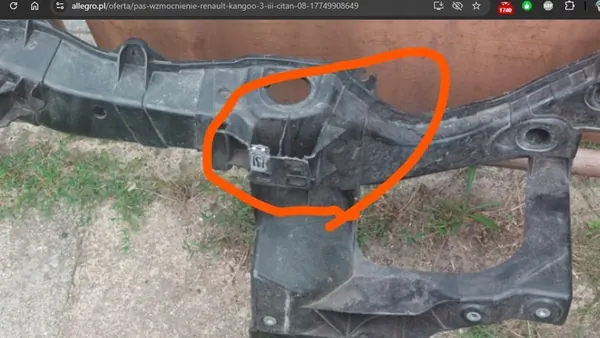 Frontverstärkung Renault Kangoo III Citan 08- OEM image 8