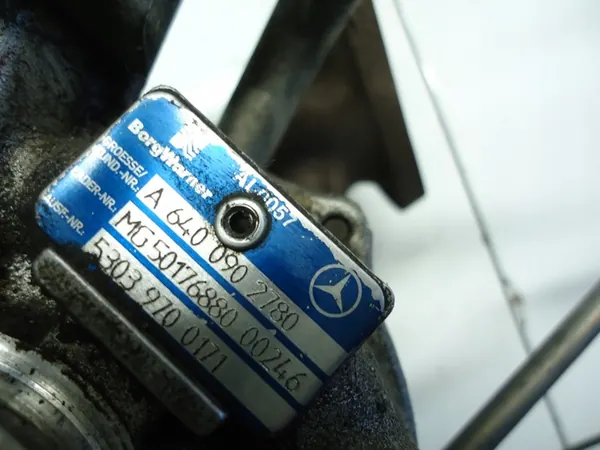 Turbokompressori MERCEDES A W169 B W245 2.0CDI A6400902780 image 4