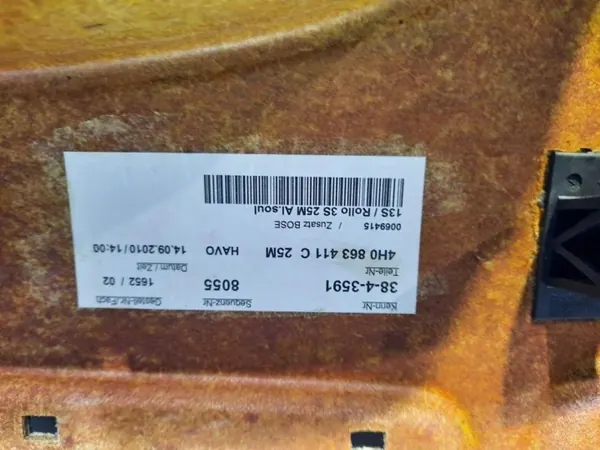 Estante trasera OEM 4H0863411C marrón para Audi A8 D4 image 3