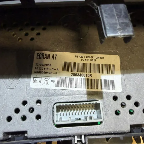 Écran Navigation Renault Megane III OEM 280340010R image 4
