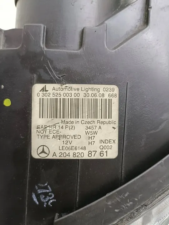 Linker koplamp Mercedes-Benz C W204 2007 A2048208761 image 9