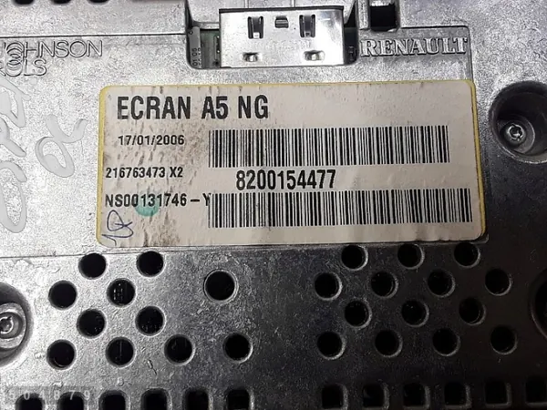Écran d'affichage Renault Espace IV OEM 8200154477 image 3
