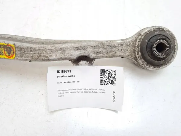 Braccio di Controllo Anteriore BMW 7 E65 E66 2003 6755836R image 6