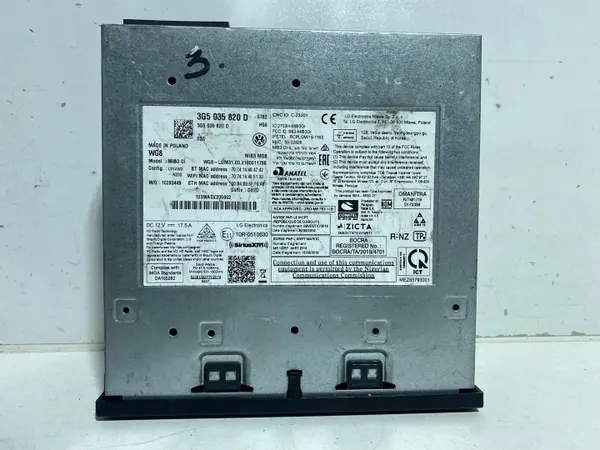 OEM 3G5035820D MIB3 MMI Controller voor VW Golf 8 image 2