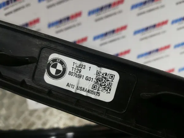 BMW OEM 8070691 8070692 Barres de Toit Noir Brillant image 10