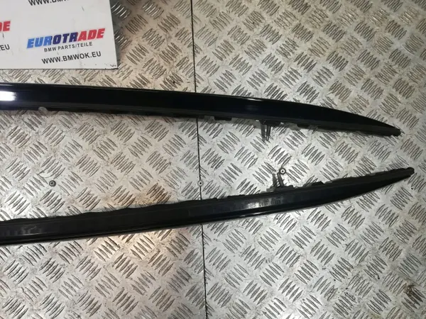 BMW OEM 8070691 8070692 Barres de Toit Noir Brillant image 8