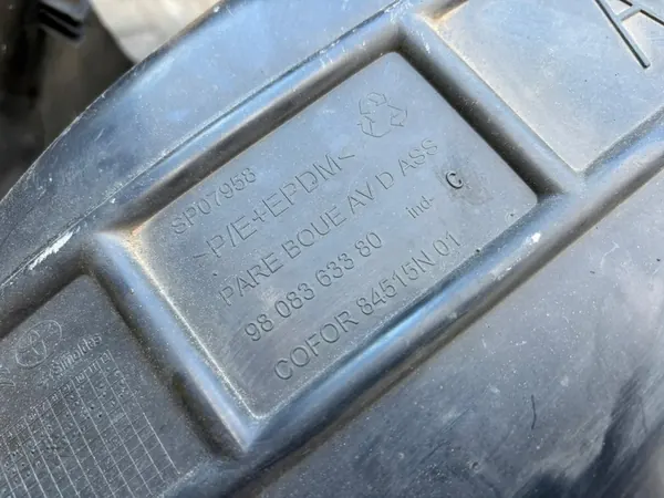 CITROEN JUMPY III Front Wheel Arch Right 9808363380 image 2