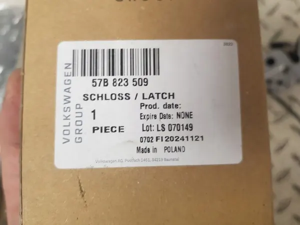 Motorhuv Lock Skoda Karoq 2018-2024 OEM 57B823509 image 6