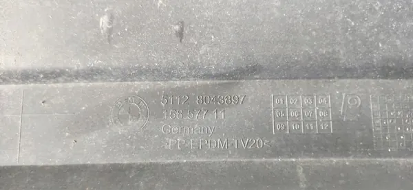 Bakre stötfångardekor BMW E92 E93 M-Paket OEM image 6