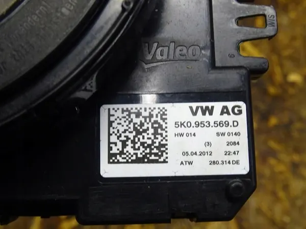 Cabo espiral de airbag para Golf VI Scirocco Tiguan Passat B7 OEM image 3