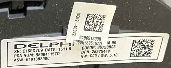 Käytetty Nahkaohjauspyörä OEM 98084115ZD image 5