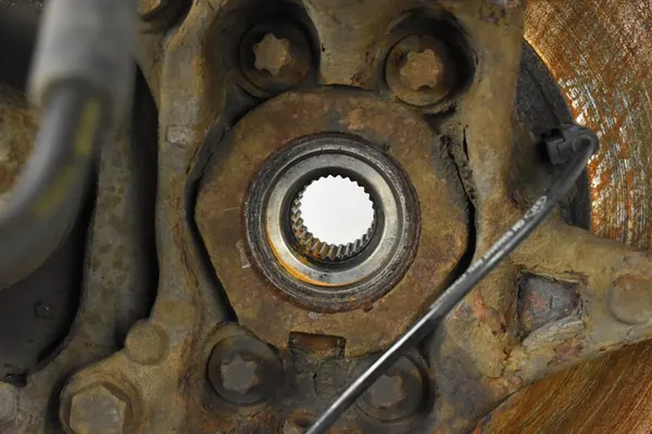 Snodo Mozzo Braccio Ammortizzatore Destro Anteriore Trafic III Vivaro B image 8