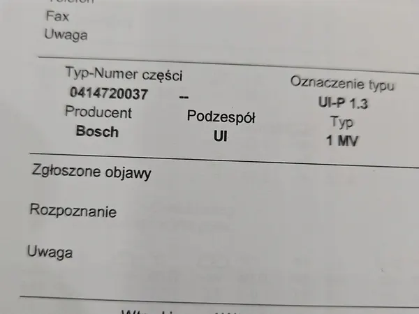 Injetor de Combustível 1.9 TDI VW Passat B5 OEM image 3
