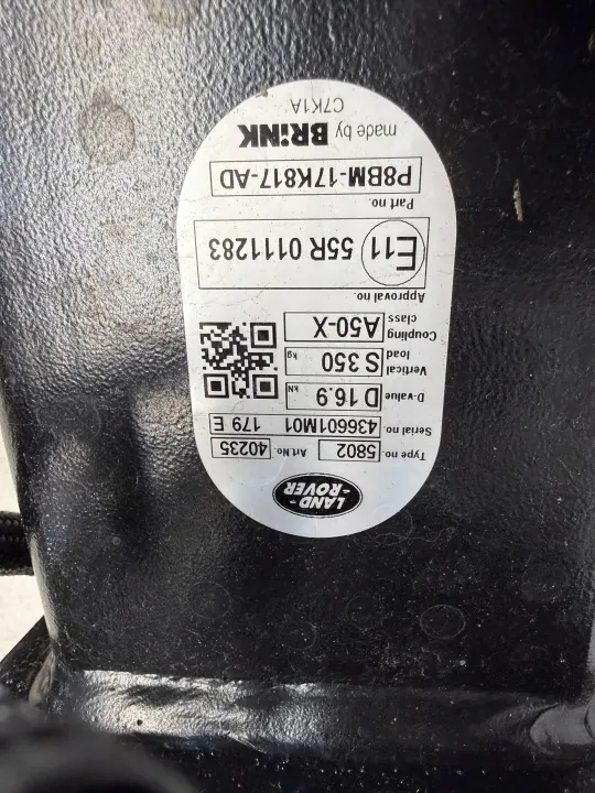 Gancho de remolque eléctrico OEM P8BM-17K817-AD Land Rover image 10
