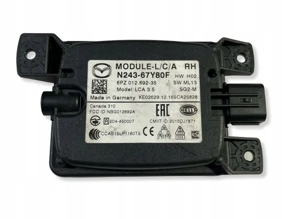 Módulo sensor radar BLIS derecho OEM N24367Y80F Mazda MX-5 image 2