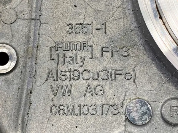 Couvertoir de distribution OEM 06M103173R Audi A6 C8 image 3