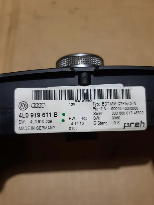 Audi Q7 4L Lift MMI Steuerpanel 4L0919611B image 9