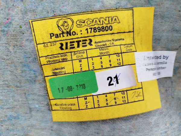 OEM 1789800 Estofamento Lateral Esquerdo para Scania R image 4