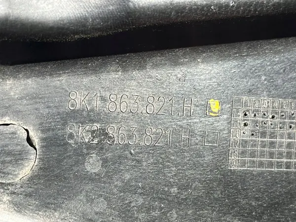 AUDI A5 A4 B8 Underbodsskydd 8K1863821H image 3