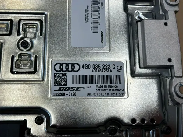 Bose versterker OEM 4G0035223C voor Audi A6 C7 image 5